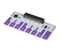 Whadda Piano shield for micro:bit, with 13 sensor keys, buzzer and RGB LEDs, easy connection and integration, ideal for educational music projects and creative coding