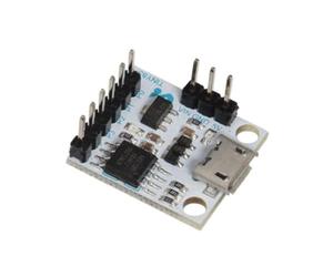 Whadda Placa de micro desarrollo ATtiny85, módulo de desarrollo de microcontrolador, 100% compatible con Arduino IDE, ideal para proyectos de electrónica, robótica y bricolaje