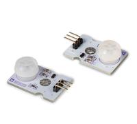 Whadda Sensor de Movimiento Micro PIR, módulo, 3.3-5 V CC, Rango de detección 4 m, ángulo de detección 100 °, 2 Piezas, Blanco