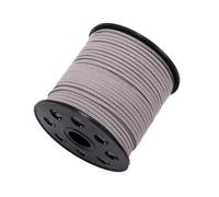 Whakano 1 cordón de piel de 10 m x 2,5 mm, cuerda de piel sintética, cuerda de ante sintética, cuerda clásica para manualidades, cinta para pulseras, para hacer joyas, manualidades, collares, paquete