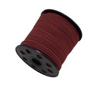 Whakano 1 pieza de 10 M x 2,5 mm de cordón de cuero, banda de cuero de ante sintético, clásico para manualidades, cordones de cuero DIY para pulseras, para joyería, manualidades, collares, envoltorios
