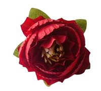 Whakano 20 cabezas de flores artificiales, flores artificiales pequeñas, 4 cm, flores falsas para manualidades, decoración de seda, cabezas de flores para San Valentín, día de la madre, boda, fiesta