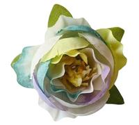 Whakano 20 cabezas de flores artificiales, flores artificiales pequeñas, 4 cm, flores falsas para manualidades, decoración de seda, cabezas de flores para San Valentín, día de la madre, boda, fiesta