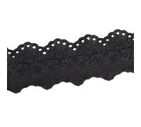 Whakano Cinta de encaje vintage de 2 yardas, 7,5 cm de ancho, diseño de flores, cinta decorativa, cinta de encaje para decoración de mesa, boda, costura, artesanía, ropa, decoración, scrapbooking,