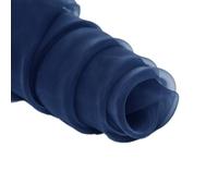 Whakano Tela de organza para coser por metros para ropa y decoración,tela de organza,tul,tela universal para costura,manualidades,cortinas,manteles,arcos,disfraces,ropa,2 m x 1,5 m,azul marino B