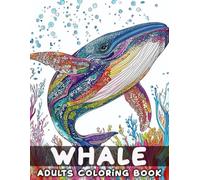 Whale Adults Coloring Book