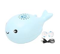 Whale Floating Ball Cartoon Style USB Charge Safe Durable for Kids (Blue)