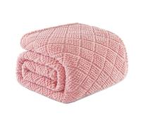 Whale Flotilla Manta Suave de Sofá, Mantas para Cama, Cálida y Mullida para Cualquier Temporada, 150 x 200 cm, Rosa