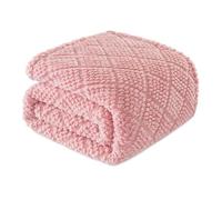 Whale Flotilla Manta Suave de Sofá, Mantas para Cama, Ligera, Cálida y Mullida para Cualquier Temporada, 130 x 150 cm, Rosa