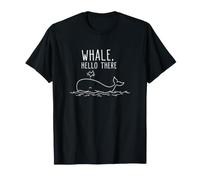 Whale Hello There, Amante de Las Ballenas, biólogo Marino, Deeper Blue Camiseta