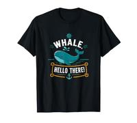 Whale Hello There - Arte Divertido y Lindo de Viaje al océano Camiseta