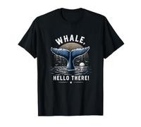 Whale Hello There - Arte náutico Divertido y Lindo del océano Camiseta
