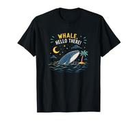 Whale Hello There Divertido y Lindo diseño Inspirado en Ballenas Camiseta