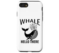 Whale Hello There Sea or Ocean Cruise Juego de palabras de observación de ballenas Carcasa para iPhone SE (2020) / 7 / 8