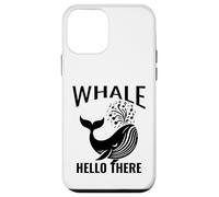 Whale Hello There Sea or Ocean Cruise Juego de palabras de observación de ballenas Carcasa para iPhone 12 mini