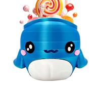Whale Ice Holder, Kids Pint Sleeve, Dessert Storage Organizer, Party Picnic Travel, Apartment Daily Kitchen, Fun Gear for Birthday, Gatherings, Outdoor, 12.1x14.9x15.3cm