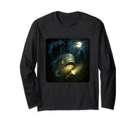 Whale Scary Horror Night Linterna Halloween Fantasma Manga Larga