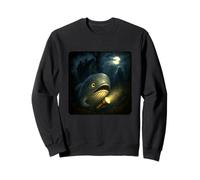Whale Scary Horror Night Linterna Halloween Fantasma Sudadera