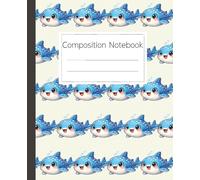 Whale Shark Composition Notebook: Cute Kawaii Ocean Animal Journal for Kids and Adults: Adorable Marine Life Diary with Lined Pages for School, Work, and Creative Writing