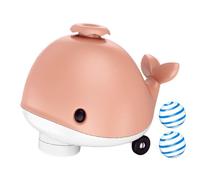 Whale Toy, Floating Ball, Cat Game, Cute Electric with Music, Cooling Fan, and Flexible Wheels for Balancing, Interactive Blowing Games Cats, Kittens and Pet 5.63x4.06x4.72 Inches