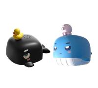Whale Toy, Water Spray Sprinkler, Baby Bath Toy, Fun Light-Up Fountain, Automatic Sensor, Bathroom Outdoor Pool Play, Toddler Bath Sprinkler 3.74x3.94x2.56