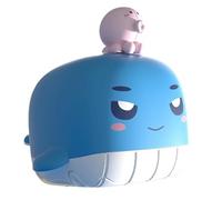 Whale Water Spray Toy, Electric Bath Toys, 2.56 Inches Automatic Sprinkler, Colorful Lights, Battery Operated for Children Play, Bathtub, Easter, Outdoor Fun with Friends, Family