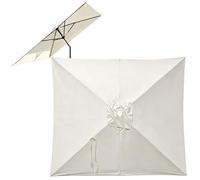 whalebee Tela De Repuesto Para Sombrilla De Jardín 200cm 250cm 270cm 300cm Toldo De Repuesto Para Sombrilla 4 Varillas 8 Varillas Lona De Recambio Fácil De Reemplazar(White,2.7m-8Ribs)