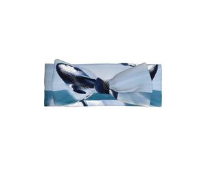 Whales at Sea Baby Bow Headband for Girls - Diadema infantil de poliéster suave y elástica, perfecta para recién nacidos, 0-6 meses, regalo de bebé, accesorio para fotos