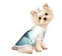 Whales on the sea surface - Camisetas para mascotas para perros, ropa suave y transpirable, fácil de poner y quitar, adecuada para mascotas pequeñas