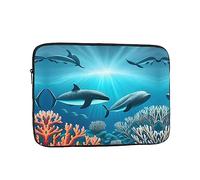 Whales Under The Sea - Funda para portátil de 17 pulgadas, adecuada para laptop, tableta, viajes, funda simple