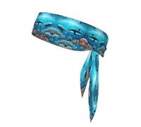 Whales Under The Sea - Pañuelo deportivo para hombre y mujer, para fitness, correr, yoga, absorbe el sudor