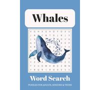 Whales Word Search Puzzle Book: Word Games with Easy-To-Read Print about Whales, Ocean Life, Marine Sounds and More | 6x9 Inches, 110 Pages | 50+ Puzzles for Relaxing Brain Fun, Vacations & Free Time