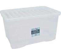 'Wham 14025 "Crystal caja con tapa - 60 l - 60 x 40 x 33 cm - Transparente