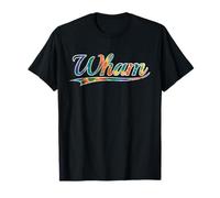 Wham Comic Book Style Retro Sound Effect Tie Dye Vintage Camiseta
