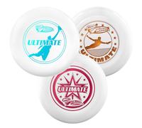 Wham-O Frisbee Oficial Ultimate Disco Volador de 175g, 27.31cm, Entrenamiento Profesional, para Competición y Diversión al Aire Libre -3 Pack