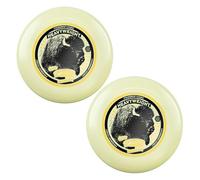 Wham-O Frisbee Pesado 200g, 27.94cm Disco de Larga Distancia y Duradero para Actividades al Aire Libre, Vuelo Estable para Diversión en Familia - Pack 2