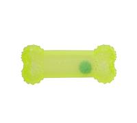 Wham-O Pets Superball Dispensador de golosinas - Dispensador de golosinas de Goma translúcido en Forma de Hueso de 6 Pulgadas con Superball extraíble de 2 Pulgadas