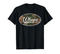 Wham Retro Camouflage Throwback Style Design Camiseta