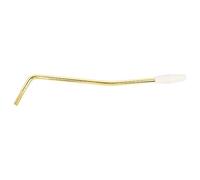 Whammy Bar para guitarra eléctrica, Whammy Bar Piezas de guitarra eléctrica Brazo basculante de trémolo único de metal Instrumento musical (Mango blanco con barra dorada)