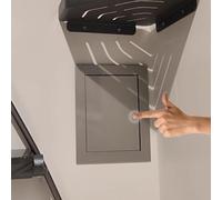WhamtL Trampilla Pladur Tapa de Orificio de Servicio de Ducha con Apertura por Presión, Válvula de Agua Oculta, Tapa de Sifón para Baño, Panel de Acceso para Puerta de Yeso(Gray,150x300mm(6x12in))