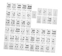WHAMVOX 1 Caja Tarjetas Didácticas de Ritmo y Notación Compactas para Práctica Musical Portátil Herramienta Multifuncional para Lecciones y Entrenamiento de Estudiantes