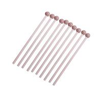 WHAMVOX 10 Piezas de Baquetas de Percusión de Madera para Instrumentos Musicales, Herramientas para Enseñanza Escolar y Desarrollo del Talento Musical Infantil