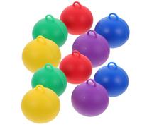 WHAMVOX 10 piezas Unidades Pesas para Globos de Reutilizables Plástico Colorido con Forma de Globo Colgantes con Orificio para Cuerda para Decoraciones y Fiestas Infantiles