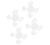 WHAMVOX 100, Conjunto de 4 Juegos Mesa de Esquina y Sillas Redondas, Material Duradero para Modelismo Arquitectónico y Manualidades DIY