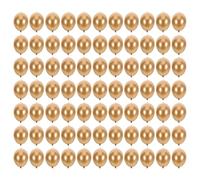 WHAMVOX 100 Unidades globo de de látex decoraciones de fiesta Globos de fiesta de látex Golden