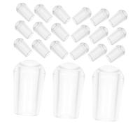 WHAMVOX 100piezas Funda De Goma Para Perchas De Ropa Tapa Protectora Cubierta Para Puntas De Ganchos Colgantes Uso Armarios y Percheros