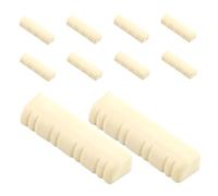 WHAMVOX 10piezas Almohada de Mandolina para Guitarra Acústica bajo Eléctrico Banjo Ukelele Color Mellow Material Plástico Cejuela de Reemplazo