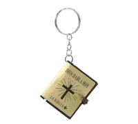 WHAMVOX 12 Llaveros Mini Biblia Dorados Colgante de Bolso, Llavero de Jesús en Miniatura para Regalos Religiosos, Recuerdos de Iglesia y Detalles Navideños, Tamaño Estilo Estilo Aleatorio