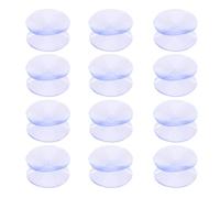 WHAMVOX 12 Piezas ventosas Fuertes Fuerte Ventosa de Vidrio Transparentes