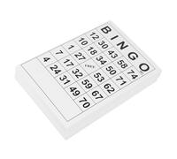 WHAMVOX 120 Tarjetas de Bingo Papel Recubierto, Juego de Mesa Interactivo y Educativo, Suministro de Juegos de Escritorio para Pequeños, Set de Cartones de Bingo 120 Piezas